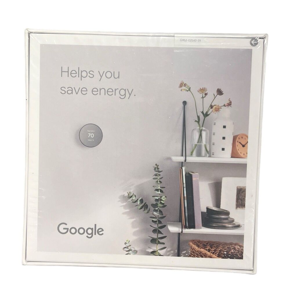 Google G4CVZ Nest Smart Thermostat, Charcoal, Factory Sealed - Picture 5 of 9